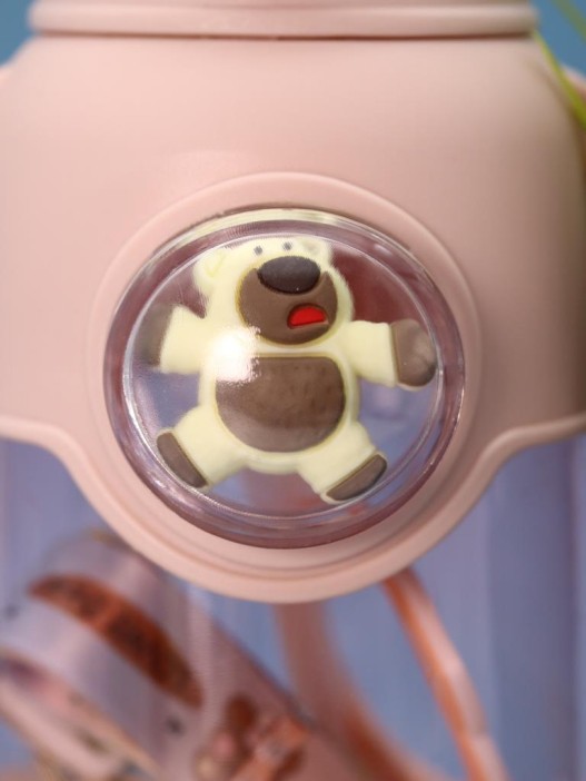 Бутылка "Little bear" розовая, 600 мл 