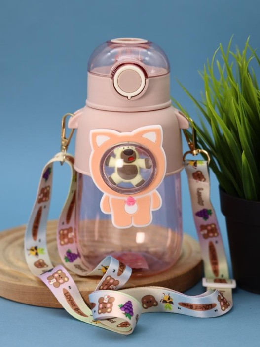 Бутылка "Little bear" розовая, 600 мл 
