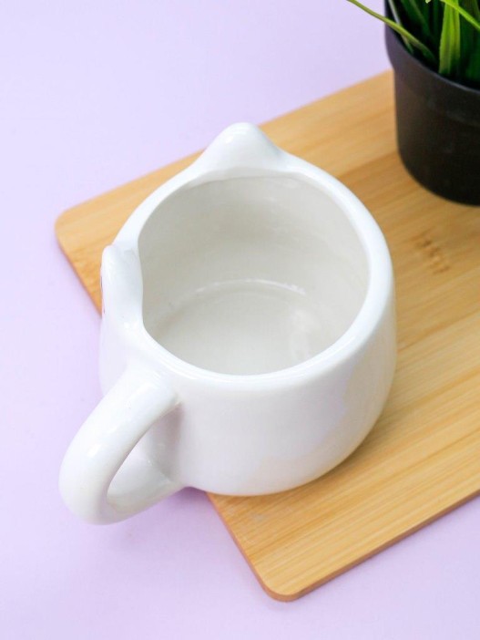 Кружка керамическая «Sleepy kitty», white, 450 мл 