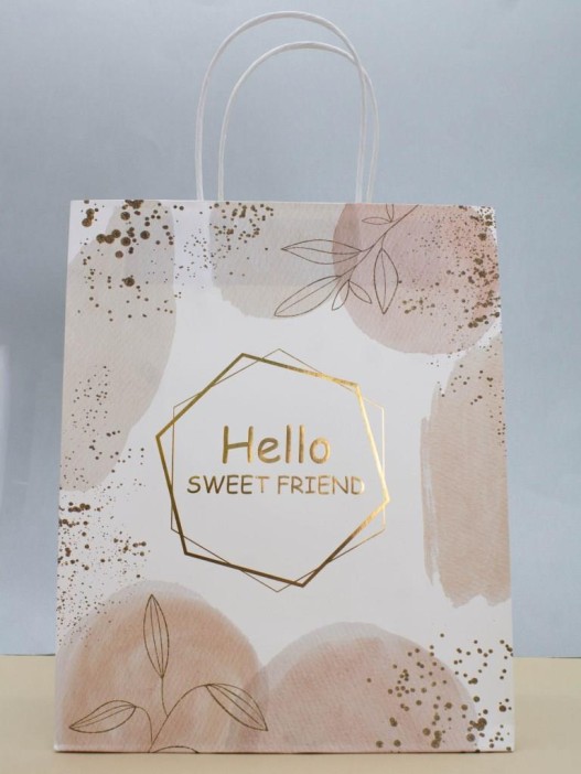 Пакет подарочный «Hello sweet friend», (26*32*12) 