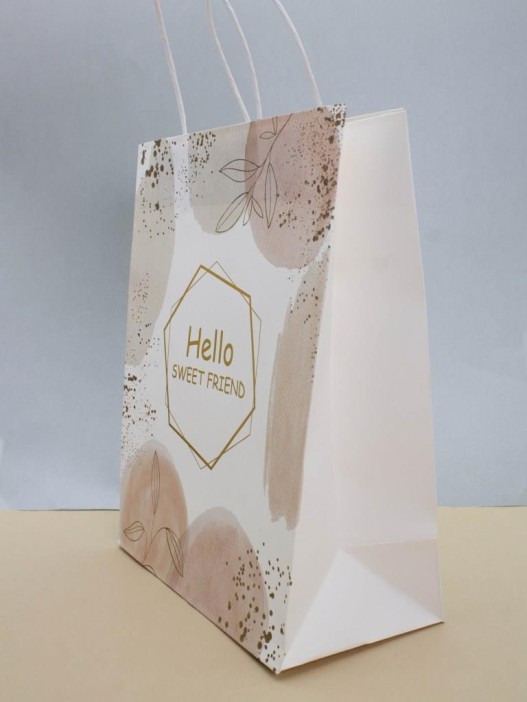 Пакет подарочный «Hello sweet friend», (26*32*12) 