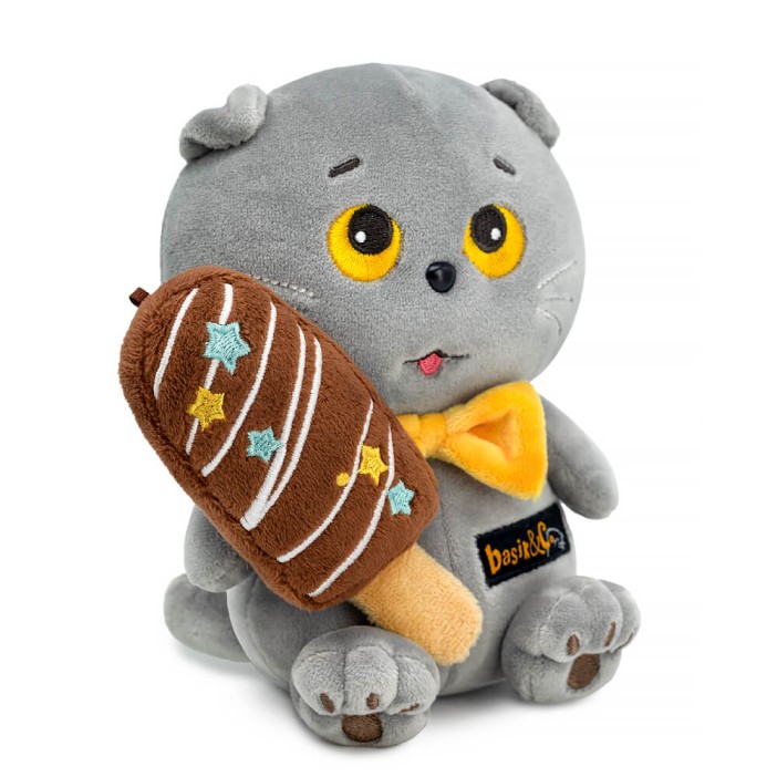 Мягкая игрушка "Кот Басик Эскимо" (16 см) 