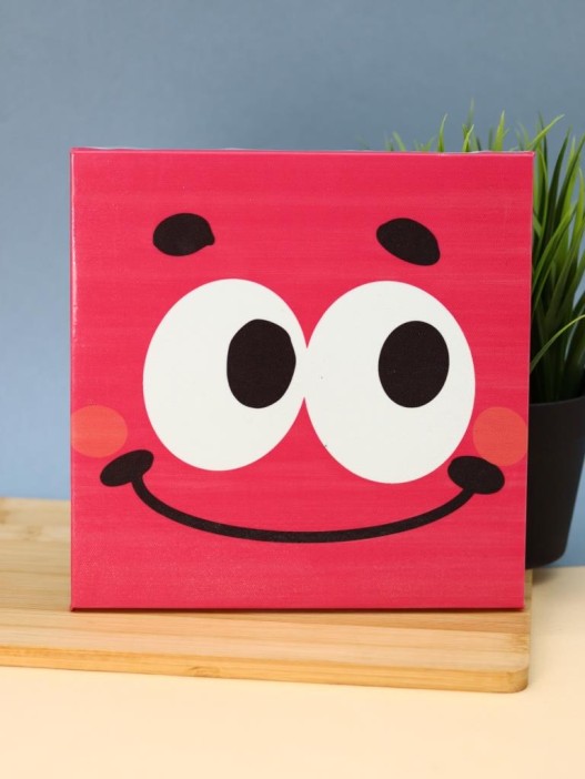 Картина из помпонов на подрамнике Draw Me! «Smile», (20 х 20 см) 