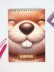 Блокнот для зарисовок DRAW ME! "Бобер", 14х20 см, плотность 100 гр