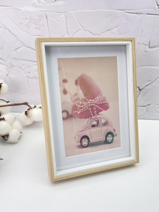 Фоторамка «Pink world», mix, дерево (10*15 см) 