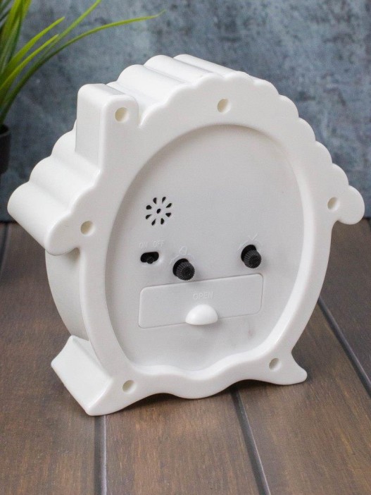 Часы-будильник «Cozy house», white 