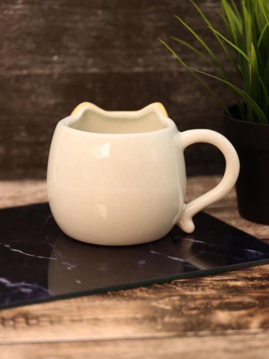 Кружка керамическая iLikeGift «Ginger cat», orange (410 мл) 