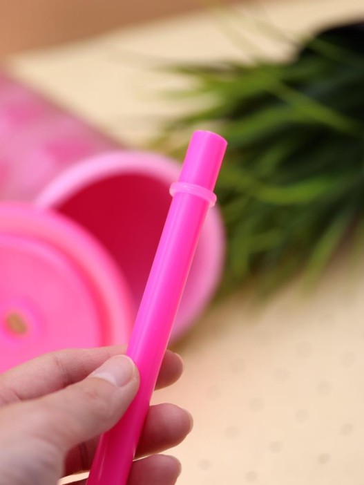 Тамблер iLikeGift &quot;Double heart&quot;, pink (650 мл) 