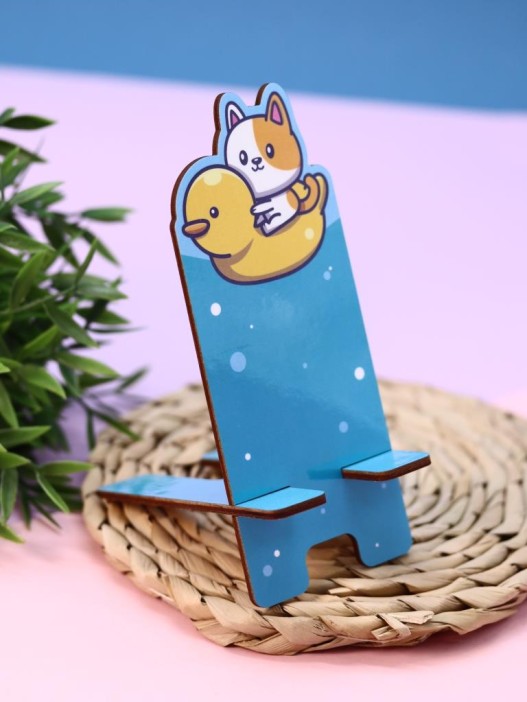 Подставка под телефон/планшет «Duck and cat» 