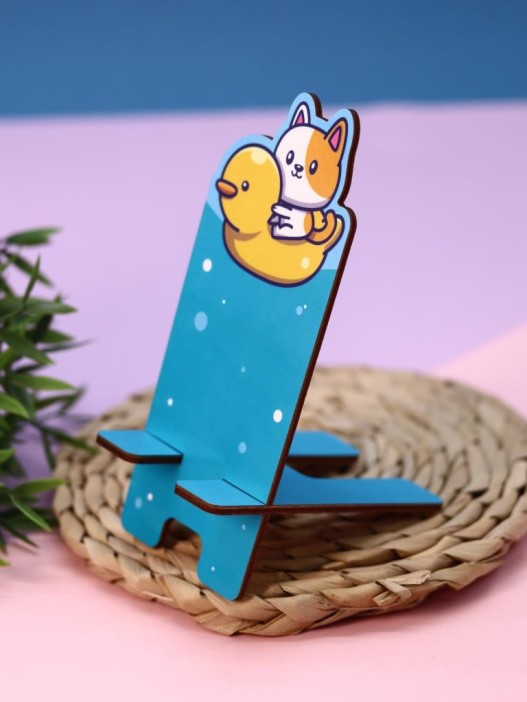 Подставка под телефон/планшет «Duck and cat» 