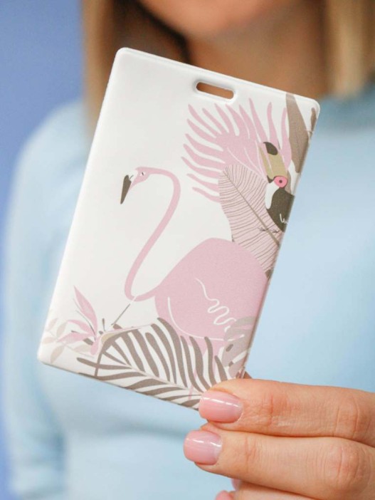 Держатель для карт «Tropical flamingo» (6,5 х 10,4 см) 