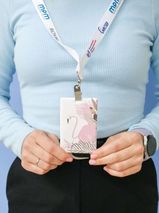 Держатель для карт «Tropical flamingo» (6,5 х 10,4 см) 
