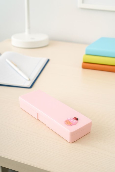 Пенал пластиковый &quot;Tiny cake&quot;, pink 