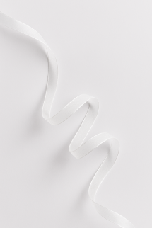 Лента для декора и подарков &quot;Ribbon of magic&quot;, white (1,5 см*1 м)