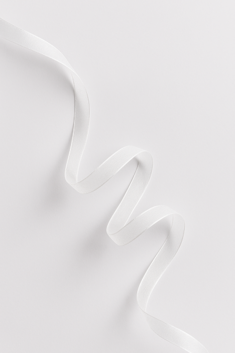Лента для декора и подарков &quot;Ribbon of magic&quot;, white (1,5 см*1 м) 