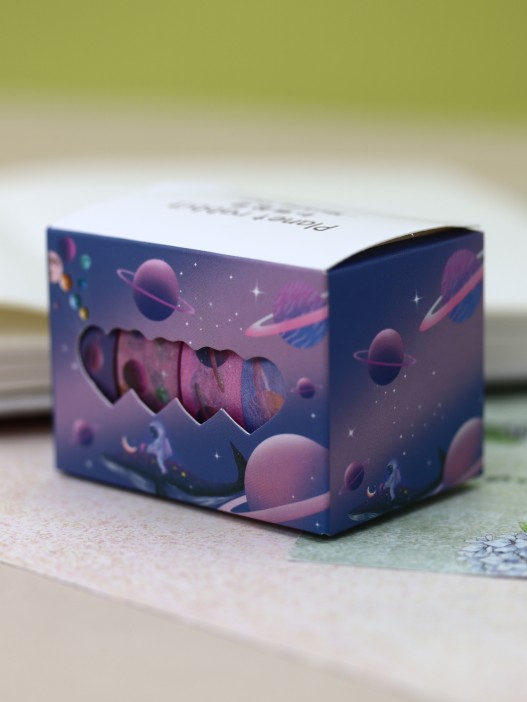 Набор декоративного скотча «Astronaut», dark purple 