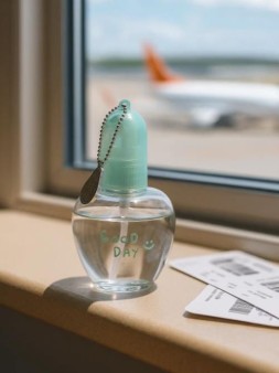 Дорожная бутылочка "Good day avocado", green (70 ml)