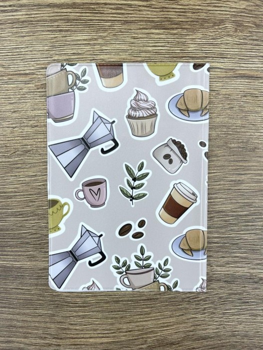 Обложка для паспорта &quot;Coffee&quot;, плотность 280 мкм 
