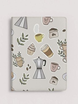 Обложка для паспорта "Coffee", плотность 280 мкм