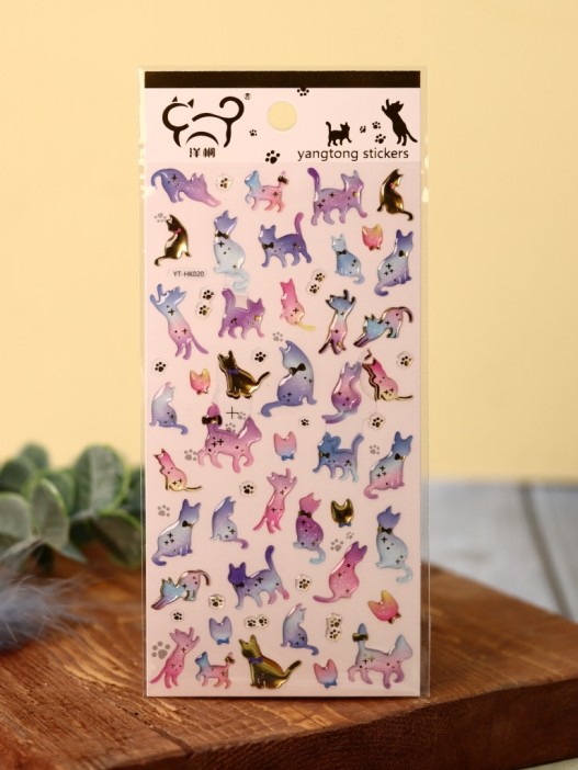 Наклейки "Rainbow cats" 