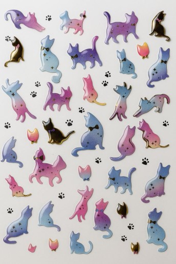 Наклейки "Rainbow cats"