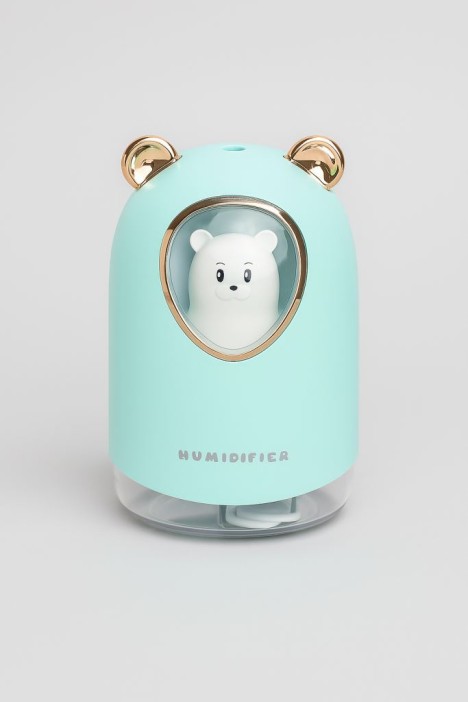 Настольный увлажнитель воздуха - ночник &quot;Bear in a spacesuit&quot;, green, (портативный, USB) 