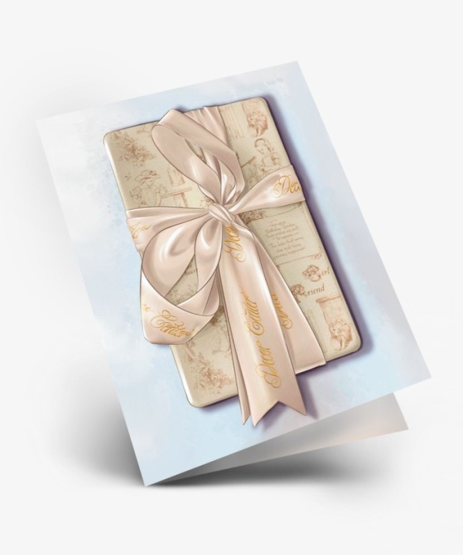 Набор двойных мини открыток 10 шт. &quot;Подарок&quot;, 6.5*8см 