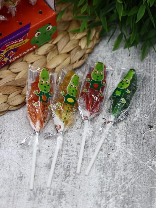 Фигурный мармелад на палочке «Мармеладсы: КРОКОДИЛ», 30шт. 