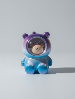 Ночник "Костюм медвежонка", синий (9 см)