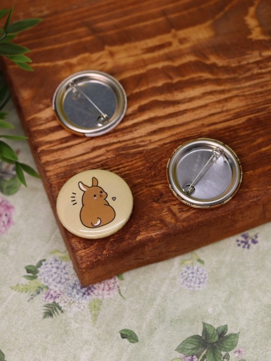 Набор значков 3 шт. iLikeGift Аниме «Hare» 