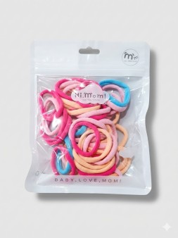 Набор резинок для волос 50 шт. "Daily fashion", rainbow
