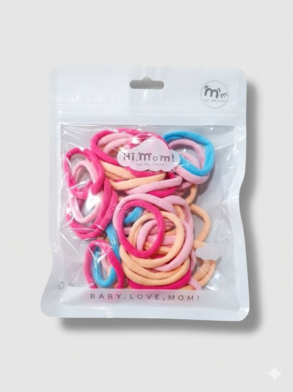 Набор резинок для волос 50 шт. "Daily fashion", rainbow 