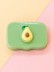 Контейнер для линз «Horizontal avocado», green 