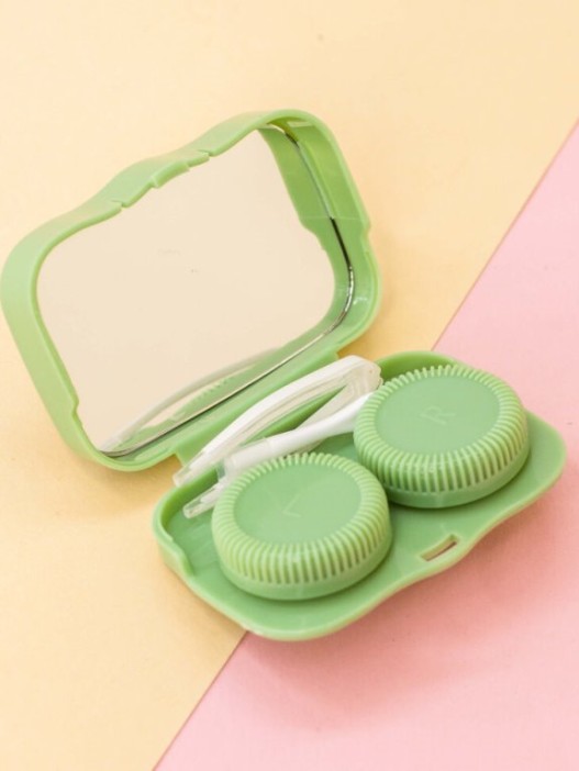 Контейнер для линз «Horizontal avocado», green 