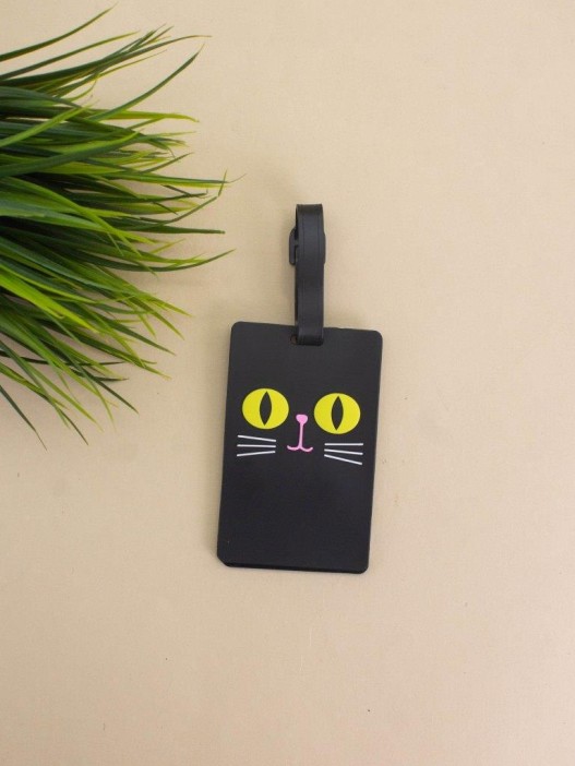 Бирка для багажа &quot;Cat&#039;s eyes&quot;, black 