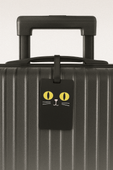 Бирка для багажа "Cat's eyes", black