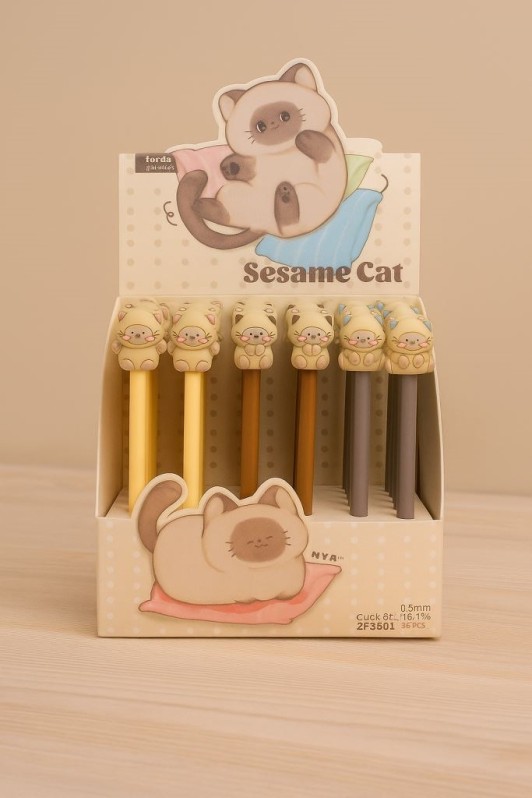 Ручка &quot;Sesame cat&quot;, шоу-бокс 36 шт. 