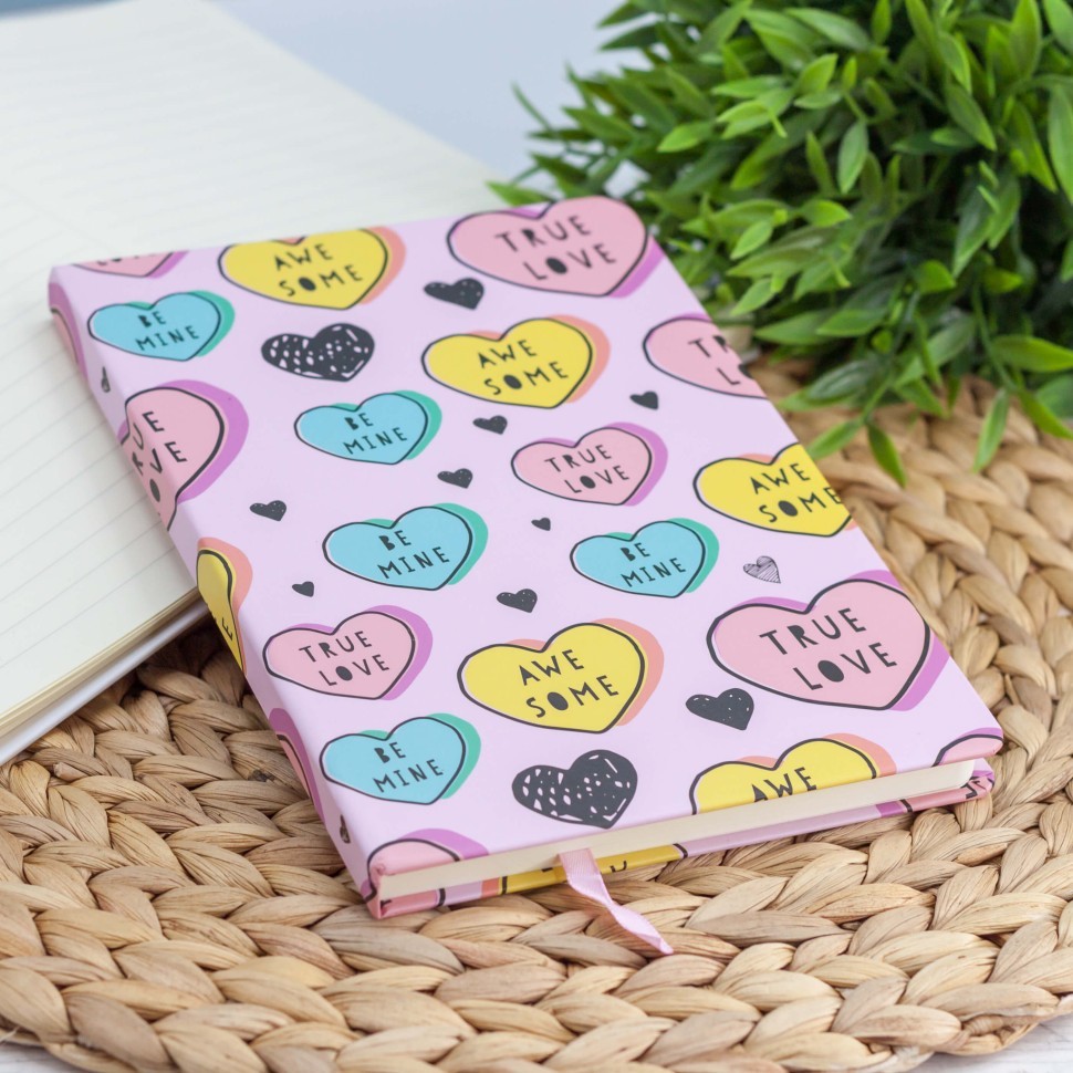 Блокнот (A5) "Food love", pink (14.5*21)