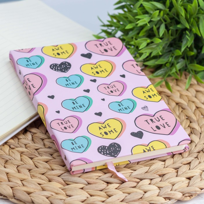 Блокнот (A5) &quot;Food love&quot;, pink (14.5*21) 