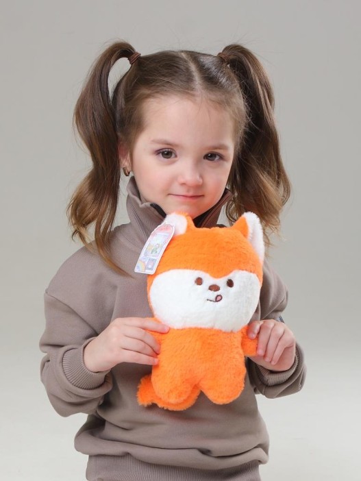Мягкая игрушка &quot;Shiba-inu tongue&quot;, orange, 20 см 