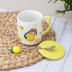 Кружка "Girl with lemon", yellow (375 ml) 