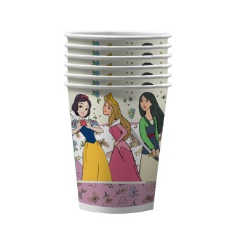 Набор бумажных стаканов 6 шт. "Принцессы", 250 мл