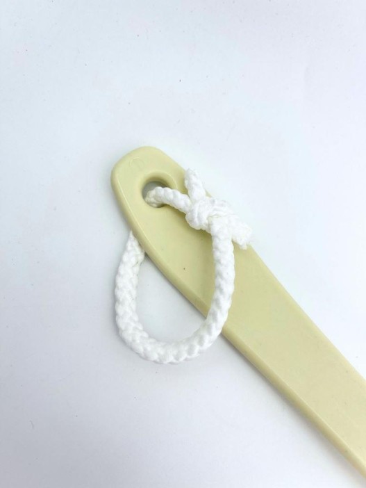 Мочалка для тела с ручкой &quot;Foam cloud&quot;, yellow 