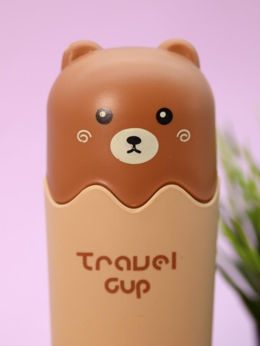 Контейнер для зубных щеток / кистей «Bear», brown (19,5*7*5,5см) 