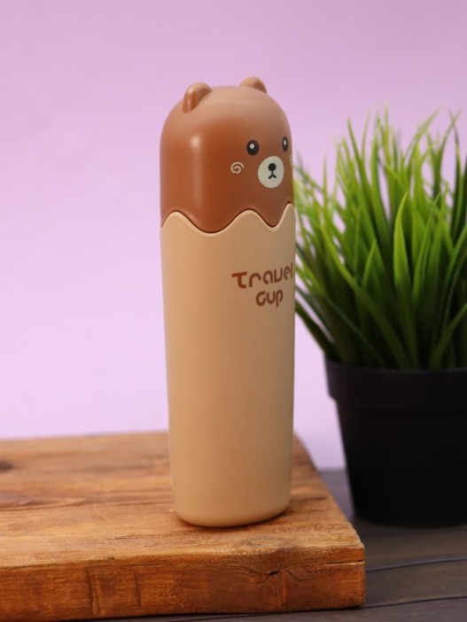 Контейнер для зубных щеток / кистей «Bear», brown (19,5*7*5,5см) 