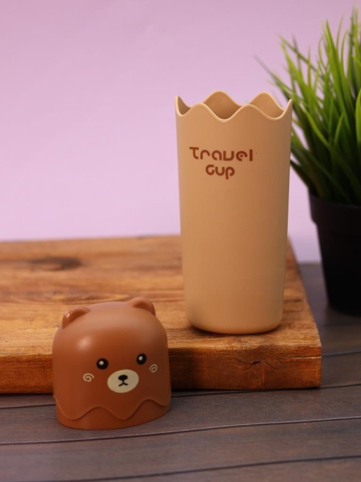 Контейнер для зубных щеток / кистей «Bear», brown (19,5*7*5,5см) 