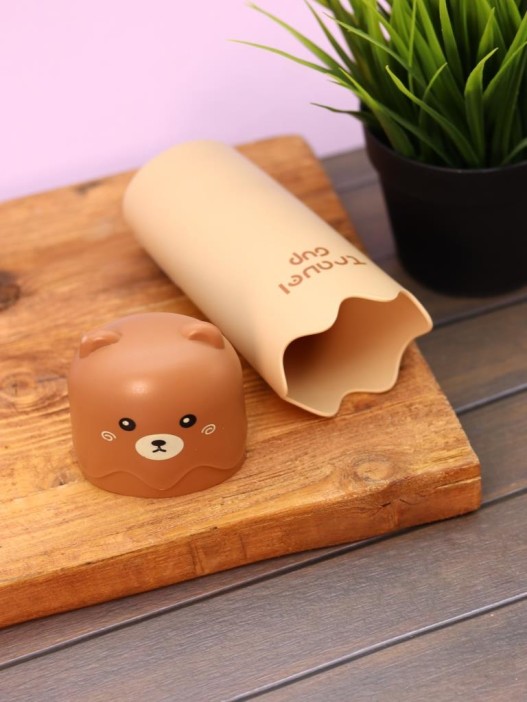 Контейнер для зубных щеток / кистей «Bear», brown (19,5*7*5,5см) 