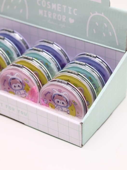 Набор зеркал «Spacely» шоу-бокс 12 шт. (4 цвета) 