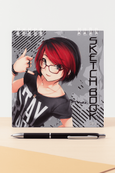 Cкетчбук "Аниме", 145х145 24л