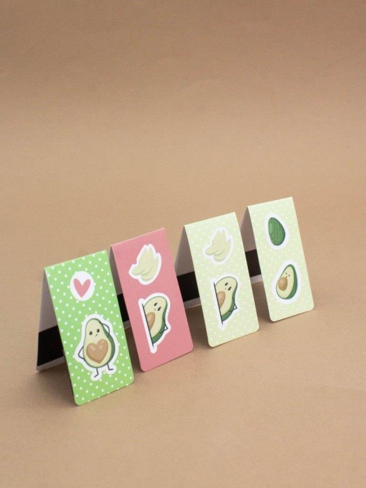 Набор магнитных закладок &quot;Avo love&quot;, 4 шт., 35х70 мм 